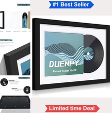 Vinyl Record Frame 16x22 Wall Mount Display 12.5x12.5 Album Cover Acrylic Front