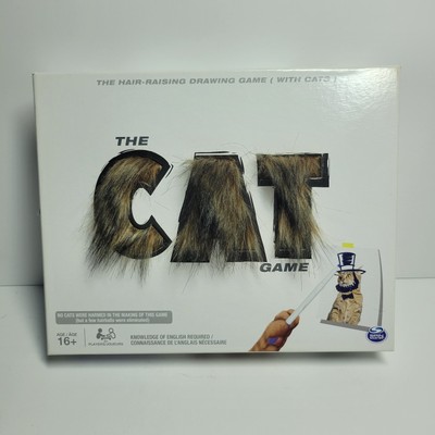 SpinMaster THE CAT GAME Hair Raising Drawing Game with Cats Complete Ages 16+
