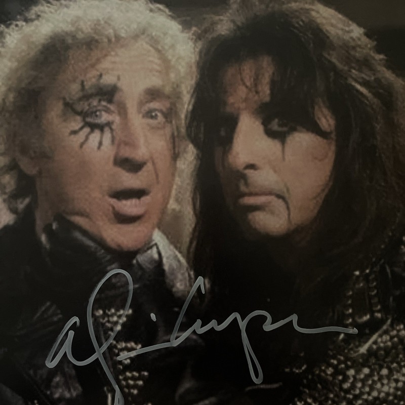Alice Cooper Autograph 8x10 JSA Authenticated