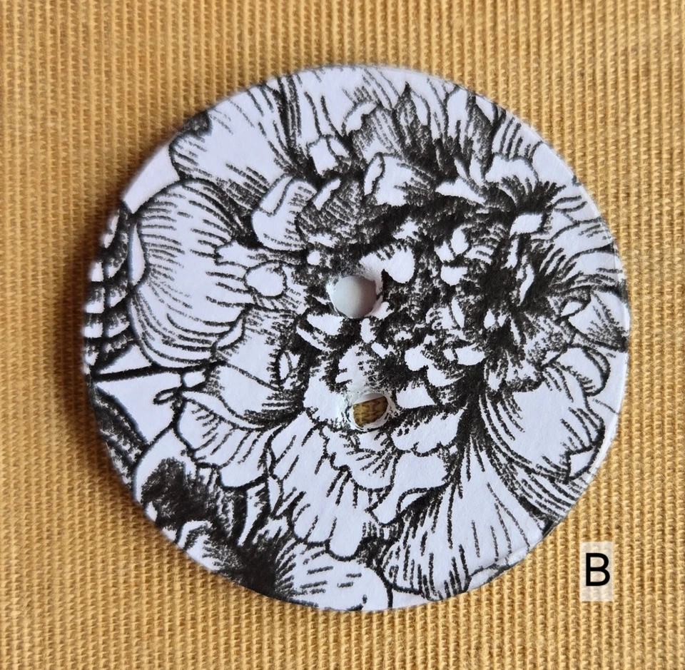 Botones hechos a mano para manualidades de papel - Elección de 6 - Envío gratuito Foto 4 de 4