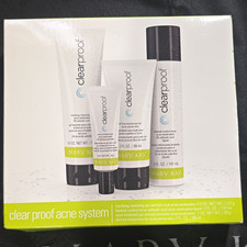 Mary Kay Clear Proof Acne 4-Pc Set Cleanser/Toner/Gel/Moisturizer Oil-Free