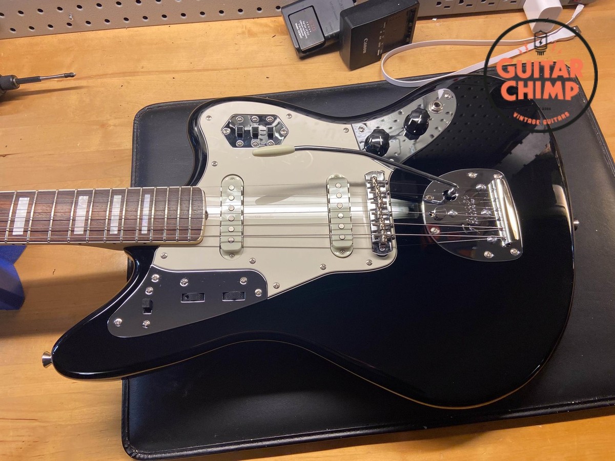 2025 Fender Traditional II Late '60s Jaguar – Black, Block Inlays