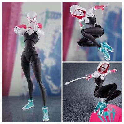 SHF Gwen Stacy Spider-Man: Across the Spider-Verse Spider-Gwen Action Figure New