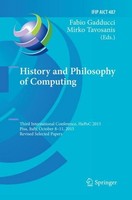 History And Philosophy Of Computing Fabio Gadducci