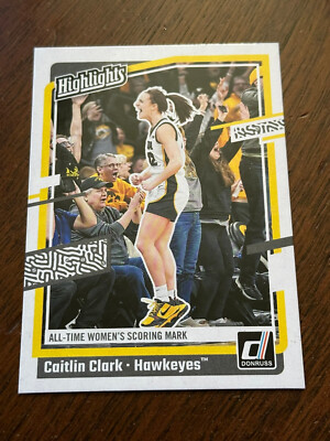 2024 Panini Caitlin Clark Collection Donruss Highlights Base #H10