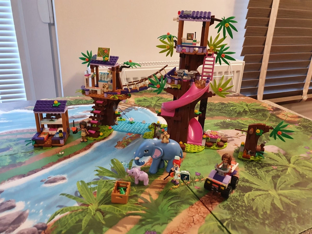 LEGO Friends 41424 Jungle Rescue Base 100 Complete Boxed