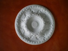 ROSONI IN GESSO BIANCO PER SOFFITTI, ROSONE RB 149 Ø 50 cm.