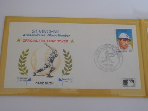 RUTH GHRIG COBB HALL OF FAME LEGENDS "FIRST DAY COVERS" - Picture 2 of 5
