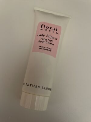 Thymes Limited Perfumed Body Creme Lotion Lady Slipper Floral Notes Vintage New
