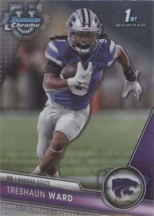 2023 Bowman University Chrome Treshaun Ward #3 - 1 of 2