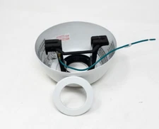 HOME DECORATORS Tager 52 in. Matte White Ceiling Fan Mounting Bracket & Canopy