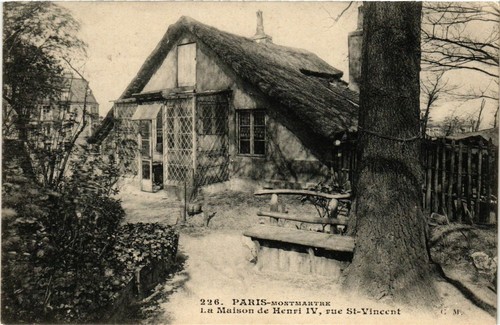 Carte Postale Ancienne PARIS 18e - La Maison D'Henri IV - Collection (59835)