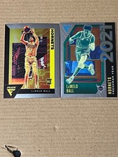 2020-2021 Lamelo Ball 2021 freshman year and silver base rookie card