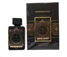 HAPPINESS OUD By FRAGRANCE WORLD EXTRAIT DE PARFUM UNISEX 2.7 Oz / 80 ml New