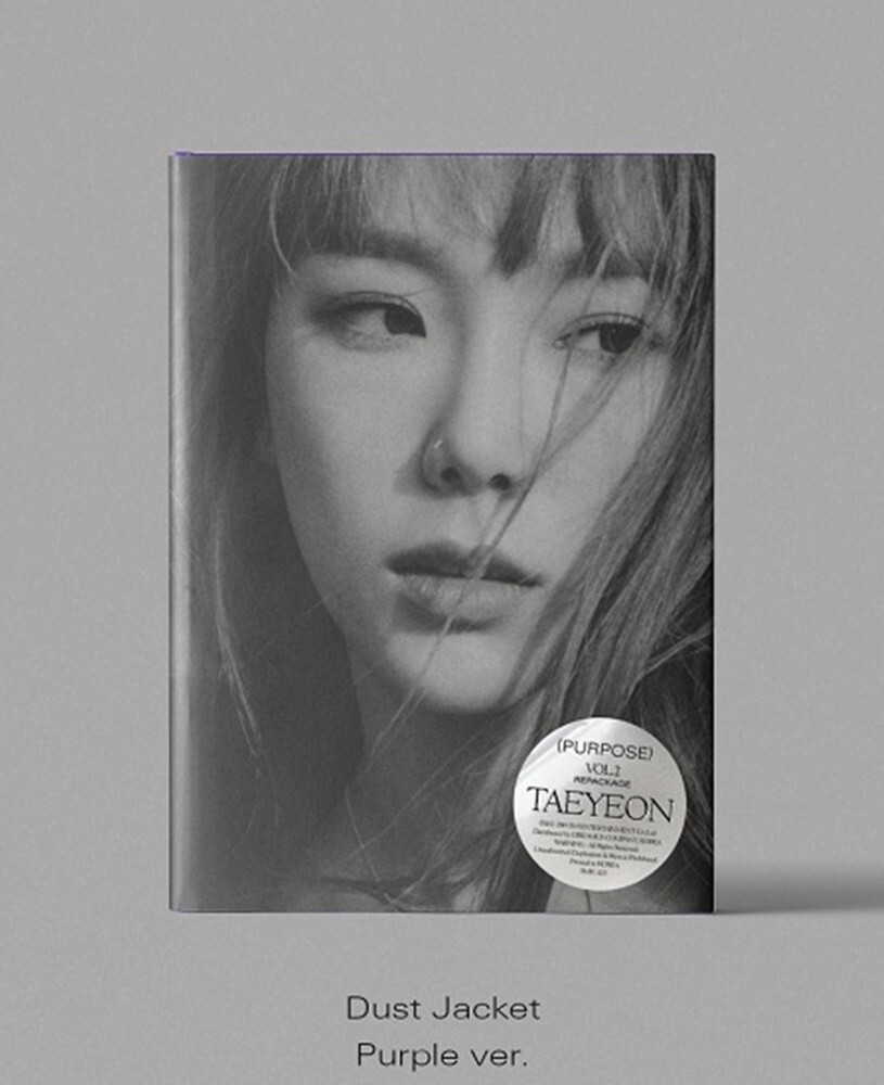 TAEYEON SNSD 2nd Repackage Album [Purpose] PURPLE Ver. CD+Booklet+