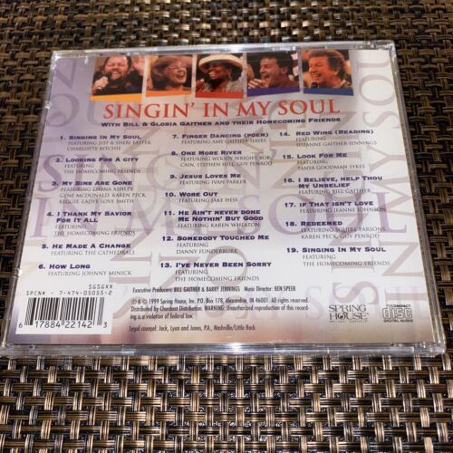 Bill & Gloria Gaither : Singin' in My Soul Gospel - New - Picture 2 of 2