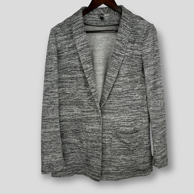 DIVIDED by H&M Damen Blazer grau mit Taschen Größe UK 10 EU-38