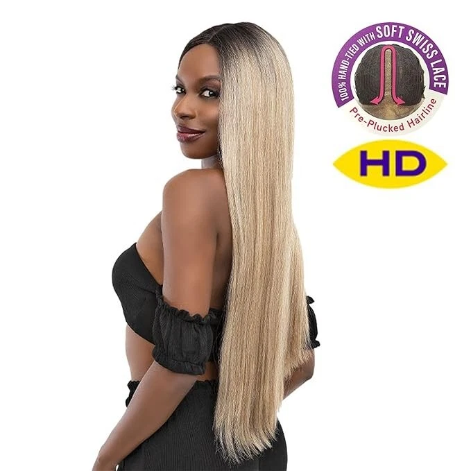 Peruca de renda suíça macia Essentials HD 100% amarrada à mão HEDY (1) - Coleção Janet - Imagem 2 de 4