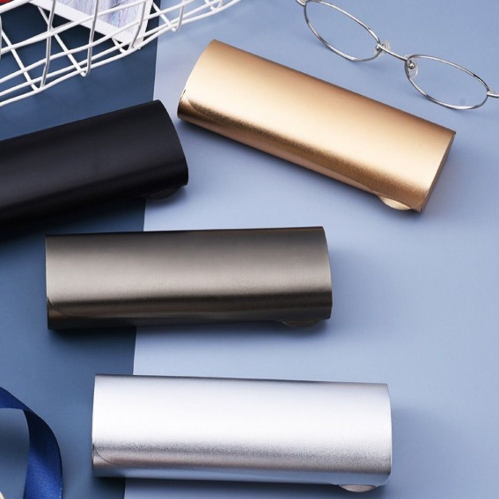 Hard Shell Aluminum Glasses Case Frosted Matte Glasses Storage Box Men