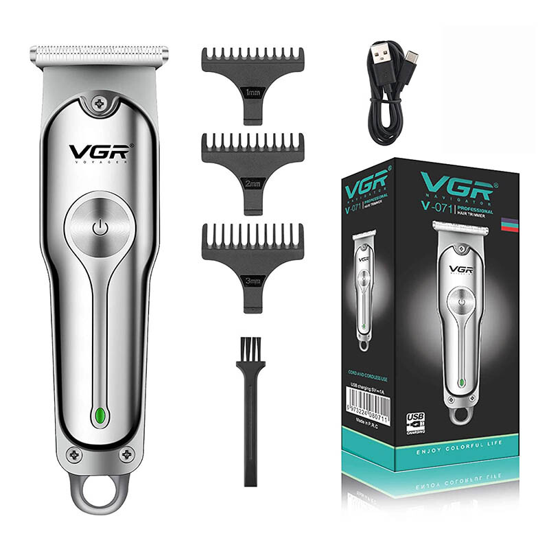 VGR Cortadora de Cabello Inalambrica Kit Maquina Cortar Pelo Hombres Recargable