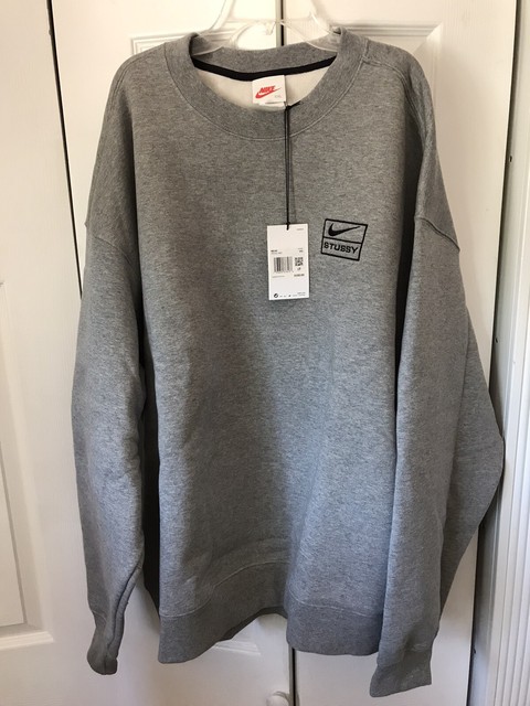 nike x stussy nrg br crew fleece