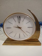 Vintage table clock Molniya 