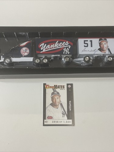 1999 Bernie Williams TRAILER With Card 894/1500. Teammates Series 2. 1:80 Scale - Picture 11 of 20