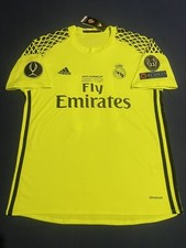 REAL MADRID CASILLAS UEFA SUPERCUP vs SEVILLA SIZE M USA BARCELONA MEXICO CHIVAS