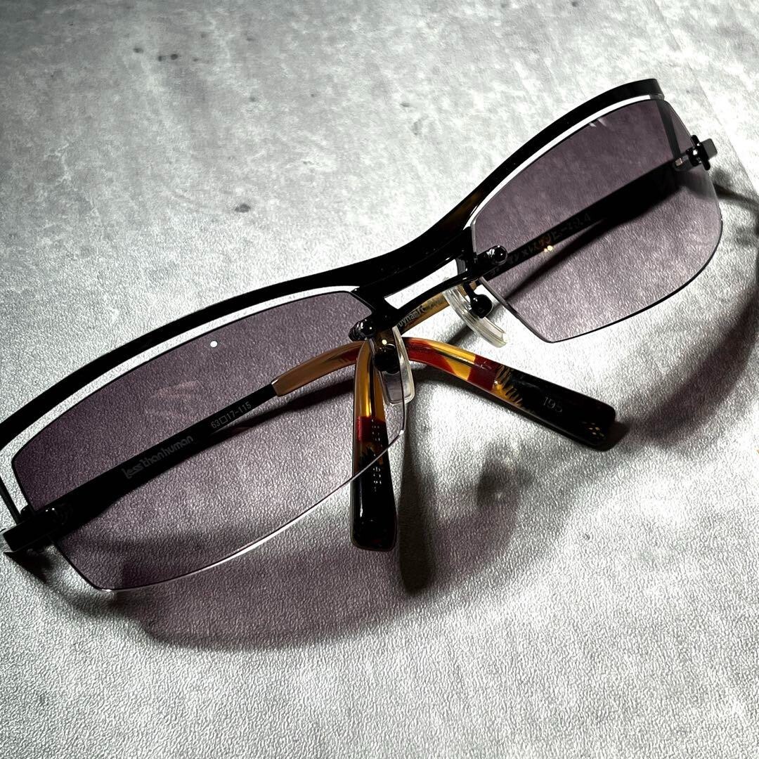 LESS THAN HUMAN x Devilman Rimless Sunglasses Collaboration