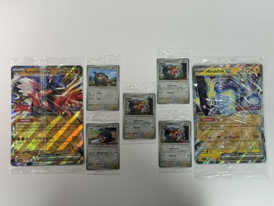 Lechonk 154/198 Scarlet & Violet JUMBO Stamped Promo Complete Set SEALED