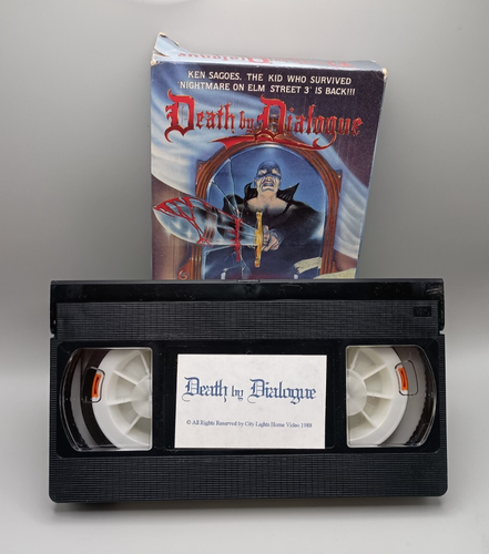 Death By Dialogue (VHS 1988) RARE - Picture 3 of 4
