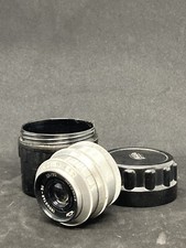 Vintage ussr lens Industar-50 3,5/50 silver KMZ in good conditions with box