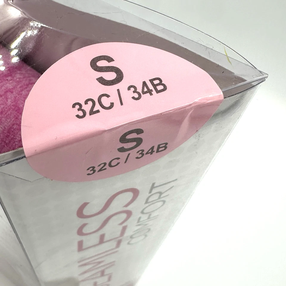 Pack de 2 sujetadores deportivos para mujer Marika talla pequeña 32C/34B nuevos sin costuras blanco rosa Foto 3 de 4