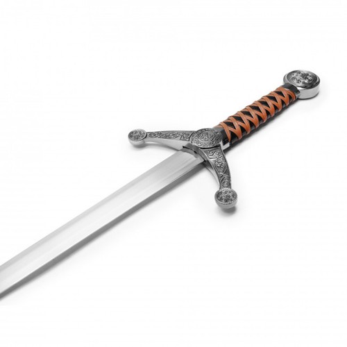 40" Claymore Sword Medieval Knight Warrior's Sword w/ Scab - Picture 3 of 3
