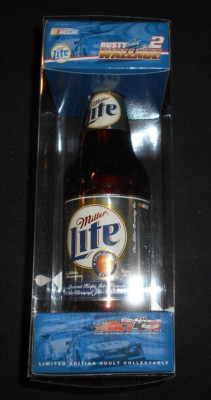 NASCAR Rusty Wallace Miller Lite #2 Limited Edition Action 1/64 Car in a Bottle
