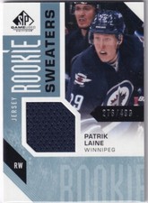 2016-17 SP Game Used Hockey Rookie Sweaters Patrik Laine #276/499