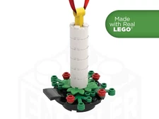 Candle Stand Christmas Tree Ornament Holiday Holder Stocking Stuffer LEGO Gift