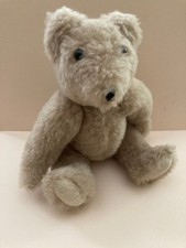 1990's Vintage Jointed Small Stuffed Teddy Bear Light Brown Fur unbranded