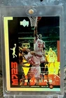 Michael Jordan Card REFRACTOR RAINBOW HOLO FOIL RARE SP INSERT BULLS JERSEY #23