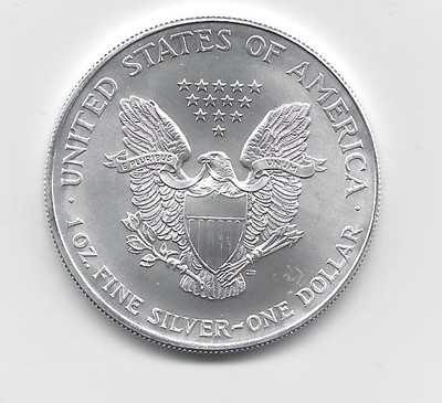 1998 - 1 oz American Silver Eagle Coin - One Troy oz .999 Bullion