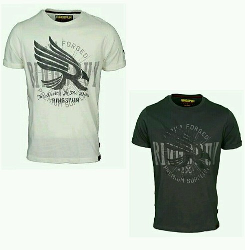 Mens Tee Short Sleeve Brand Logo Casual 