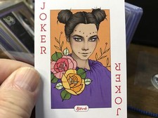 2019 Music Genius Playing Card Rik Lee/Charlie Harris Illust. BJORK