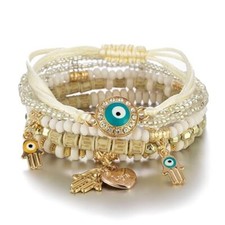 Egyptian  Amulet Wealth Charm Bracelet NO 69