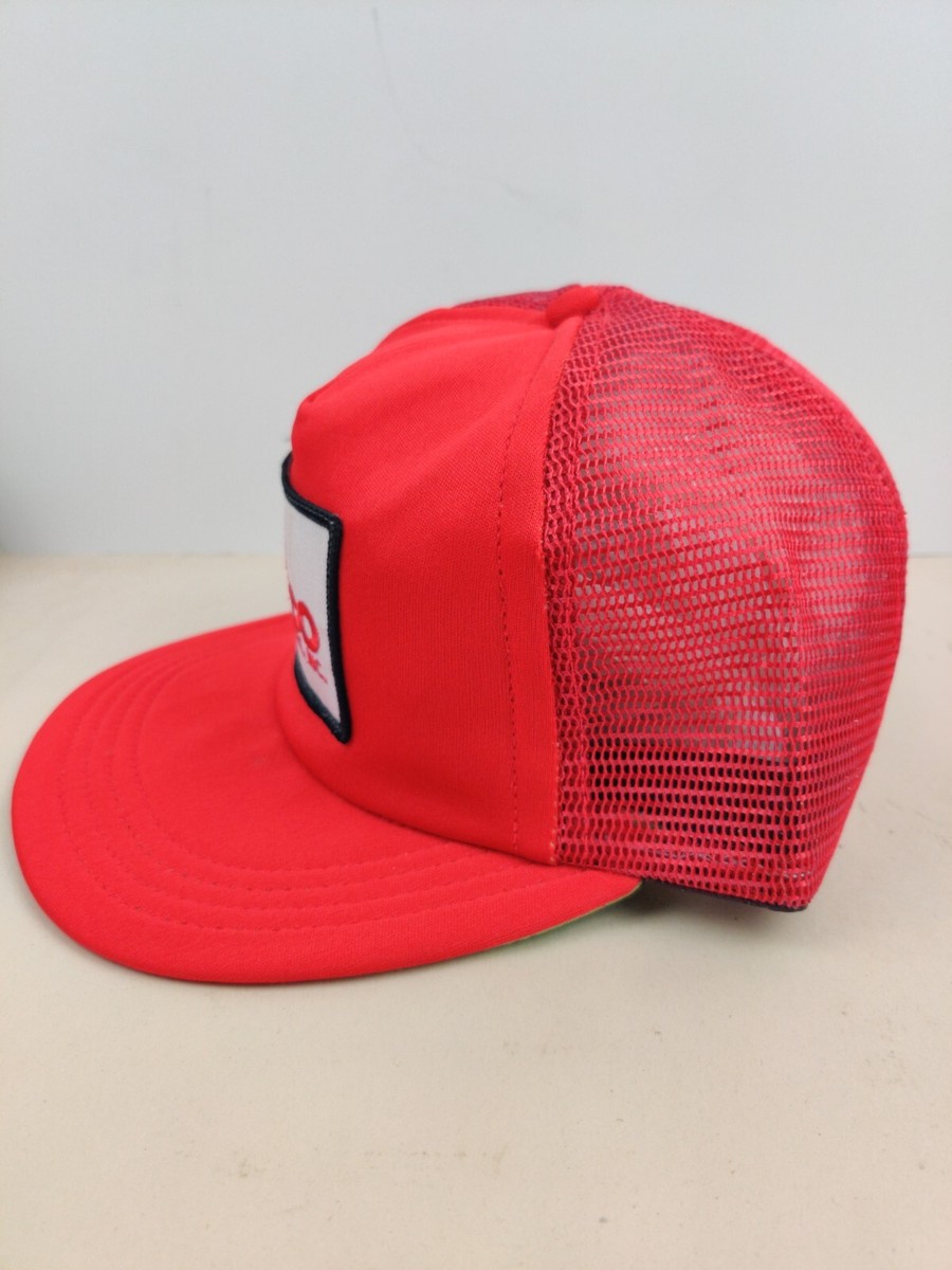 Vintage USA MADE Trico Industries Inc Patch Trucker Hat Snapback