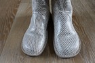 Pepe Girls Leather Star Print Boots Size EURO 32/US 1 EUC Made in Italy! — photo 3