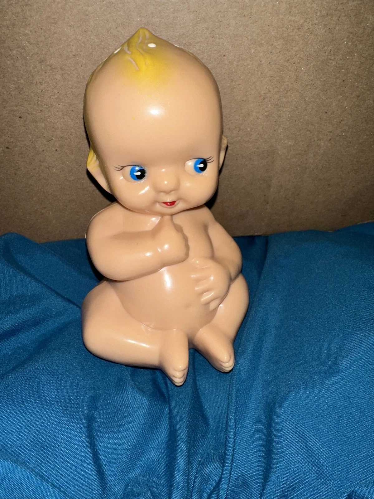 KEWPIE DOLL Cupie BABY POWDER TALCUM SHAKER Vintage COLLECTIBLE