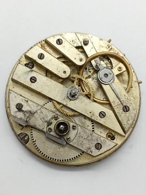 Vintage Antique WORKING Key Wind Pocket Watch Movement