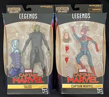 Marvel Legends Series Captain Marvel & Talos with BAF Kree Sentry