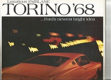 Original 1968 Ford Torino Dealer Sales Brochure Catalog