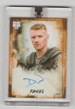 WALKING DEAD AUTOGRAPH COLLECTION DANIEL NEWMAN AS DANIEL #/50  HTF ITEM!